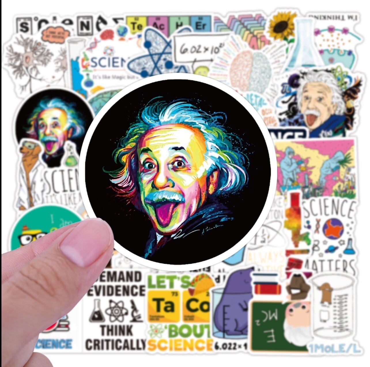10 Random Science Education Themed Stickers Decals Laptop Yeti Car Free Shipping