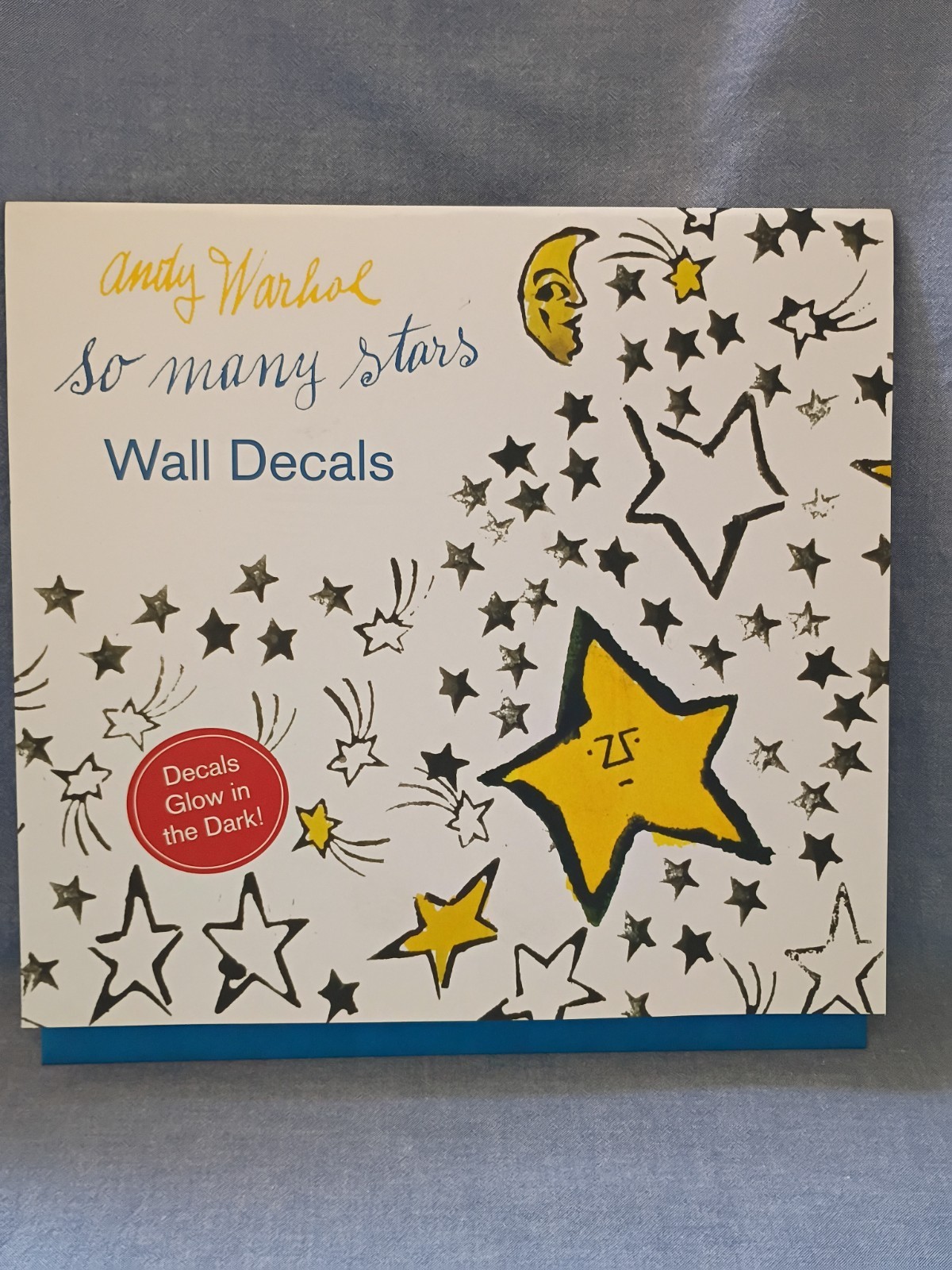 MUDPUPPY & Andy Warhol "So Many Stars" Wall Decals, Glow in The Dark,