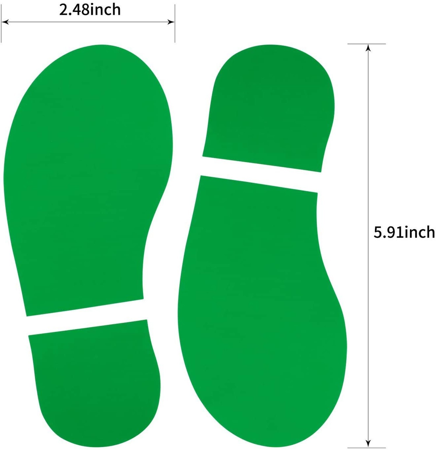 45 Pairs 90 Prints Kids Shoes Decals Footprint Stickers Decals Floor Wall Sta…