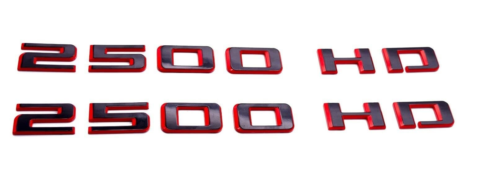 2pc 2500HD Door Emblem Badge Nameplate Sticker Compatible for 2019-21 Silvera…