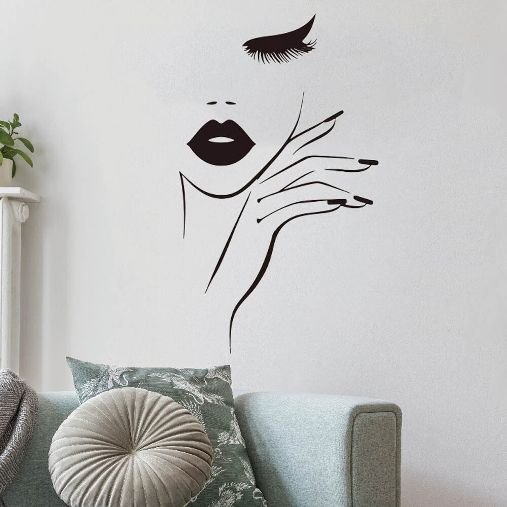 Wall Sticker for Spa Nail Manicure saloon Fashion Studio Wall Home Decal