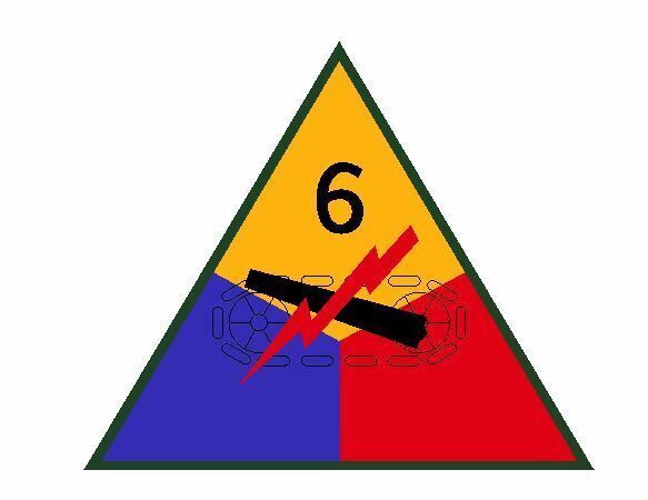 6th Armored Division Sticker Decal M355
