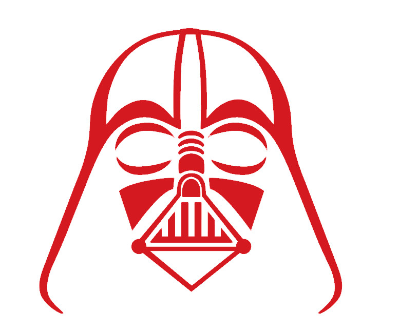 DARTH VADEN HELMET LORD VADER STAR WARS, Decal Stickers for Cars, Window, Laptop