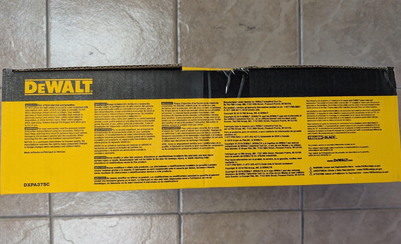 DEWALT DXPA37SC Pressure Washer Surface Cleaner