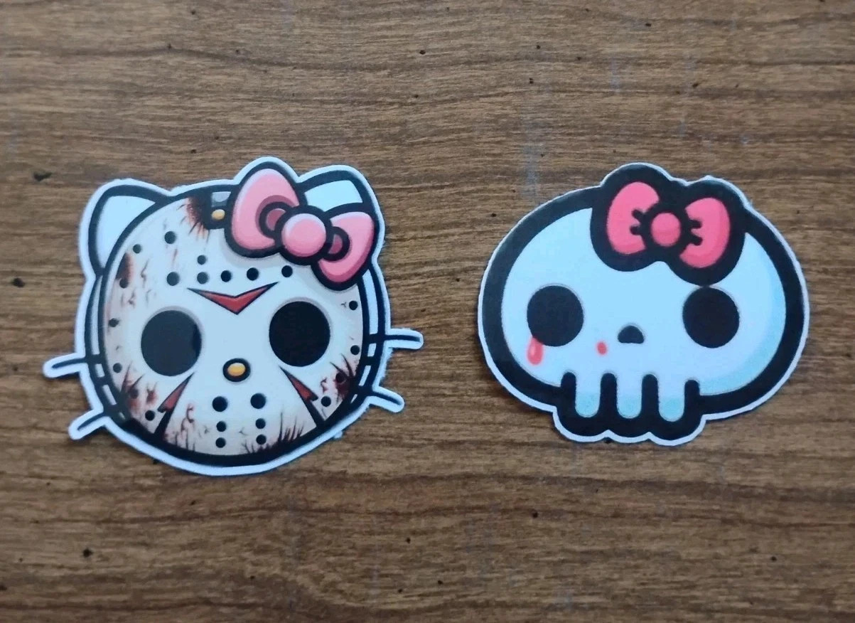 Zombie Hello Kitty & Friends Vinyl Decal Stickers