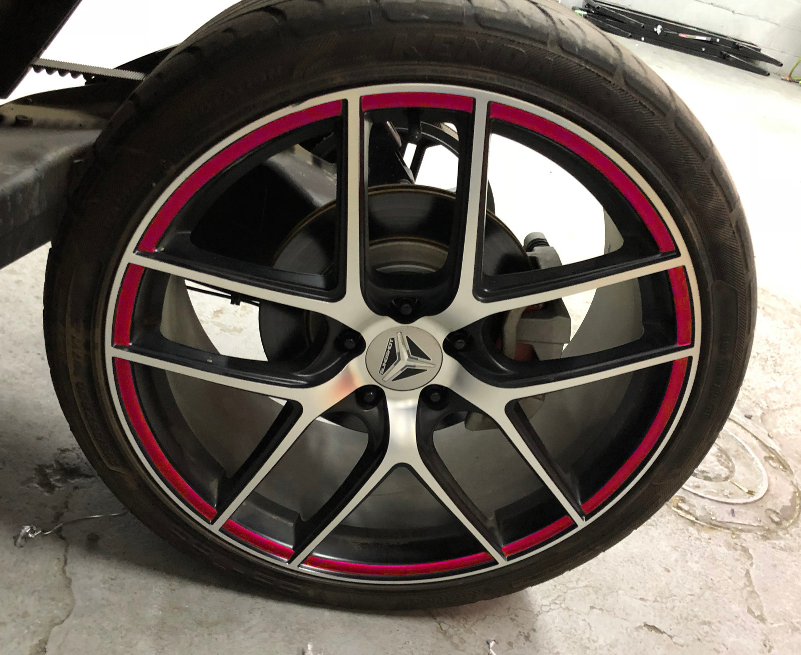 POLARIS SLINGSHOT WHEEL ACCENT DECALS STICKERS FOR 18"Front & 20"Rear OEM Style