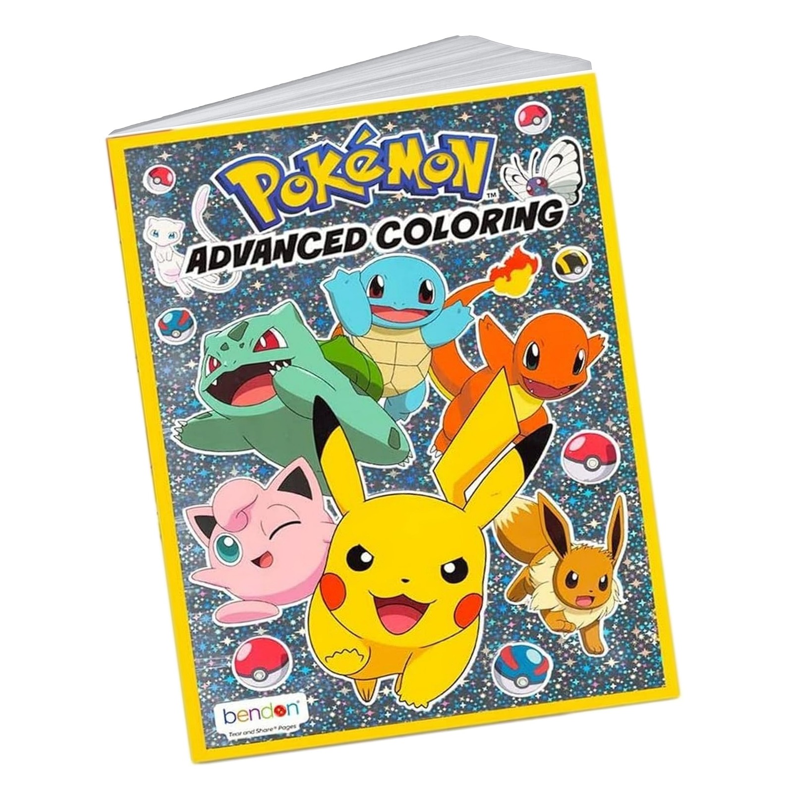 Bendon Pokemon Advanced Coloring & Sticker Activity Set with Door Hanger