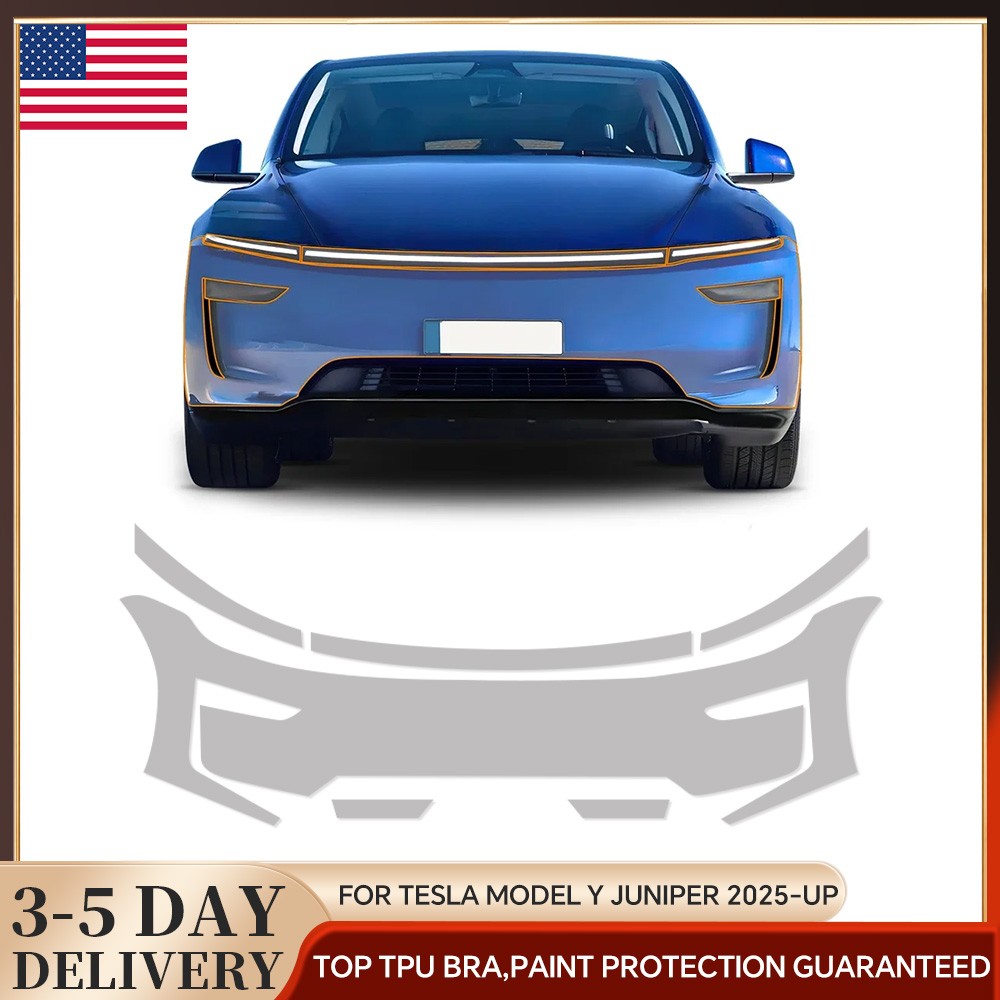 For Tesla Model Y Juniper 2025 Precut Paint Protection Film 8.5mil PPF TPU Bra