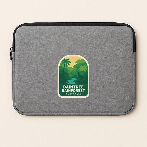 Daintree Rainforest Australia Iron On Heat Transfer Vinyl HTV Die-Cut Symbolic