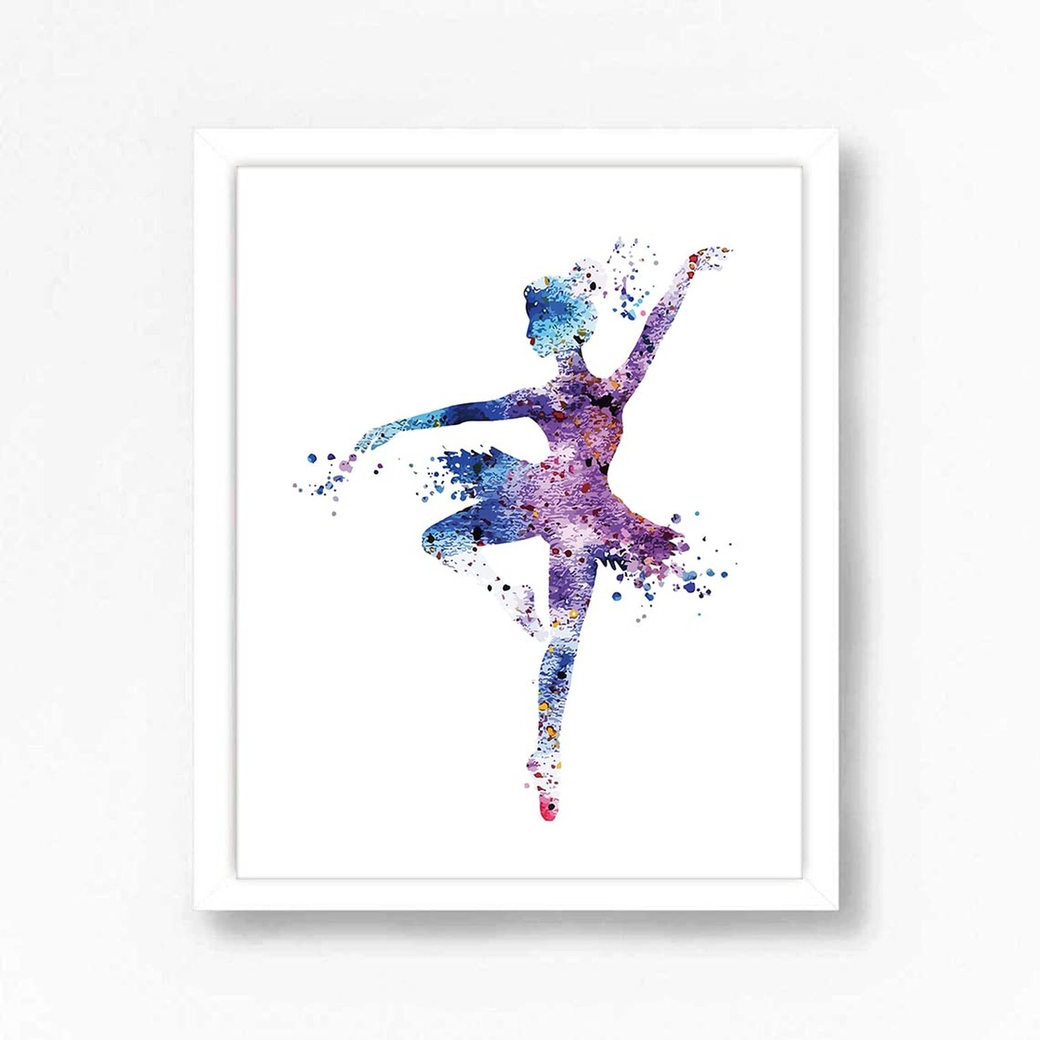 Watercolor Ballet Prints Ballerina Dancers Wall Art Woman Dancing Decor Girls…