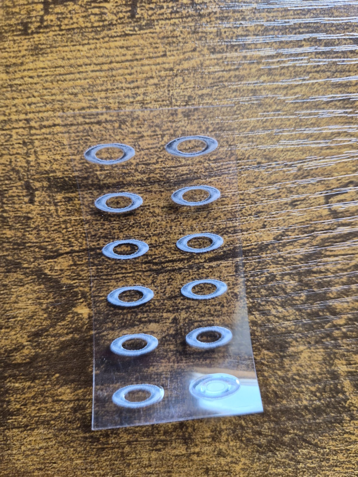 OAKLEY O 12 Pc. LOGO Metallic SILVER UVDTF Decal Sticker Waterproof USA NOTVINYL