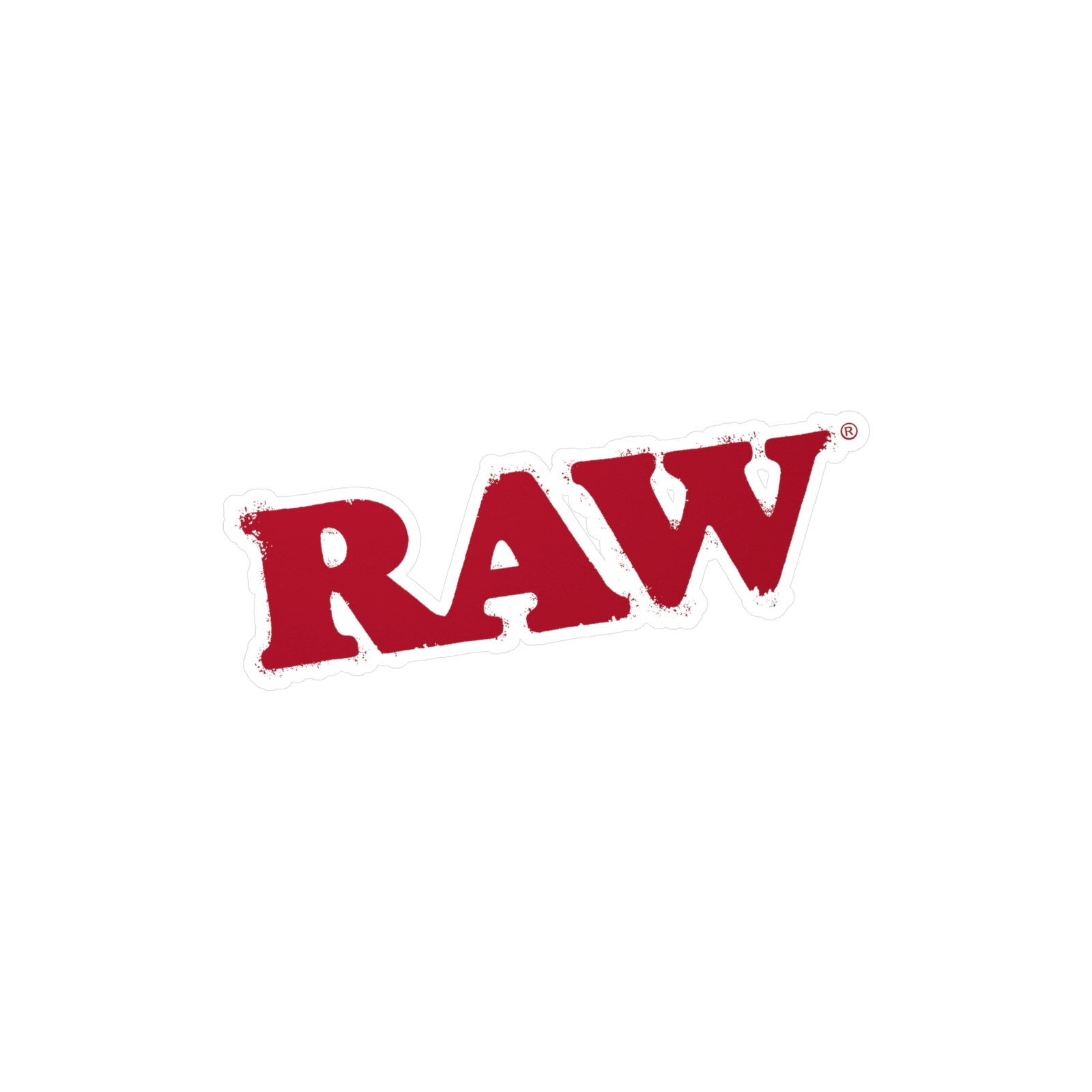 Vinyl Decal Sticker, Raw Rolling Paper Logo Design, Decal for Laptop, Car, Water