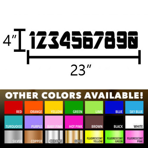Street Address Mailbox Number AR Destine Font Mailbox Crafts Vinyl Decal Sticker