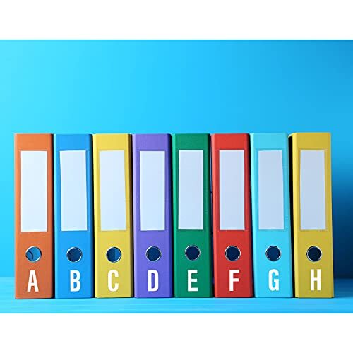8 Sheets Self Adhesive Vinyl Letters Numbers Kit, Mailbox Numbers 1 Inch White