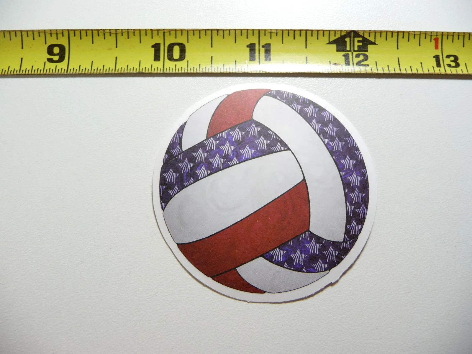 USA VOLLEYBALL RED WHITE BLUE STARS SMALL STICKER DECAL GAME ATHLETIC SPORTS