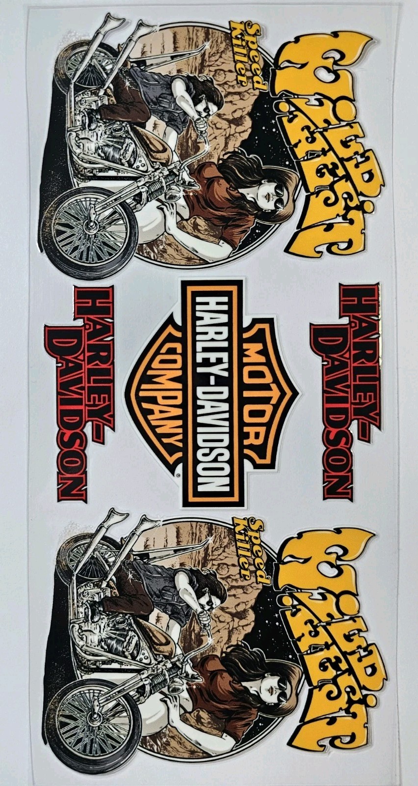 Harley UV DTF Transfer Sticker Wrap Tumbler UVDTF BUY 10+ GET COMBINED SHIP