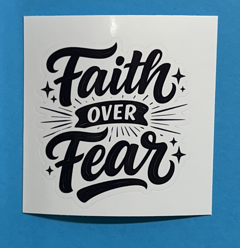 12 Pc Christian Faith Vinyl Sticker Pack