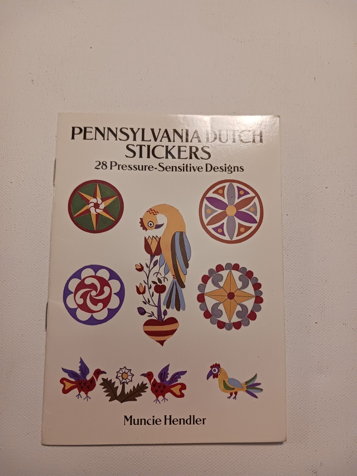 Pennsylvania Dutch Stickers 28 Pressure Sensitive Designs Muncie Hendler