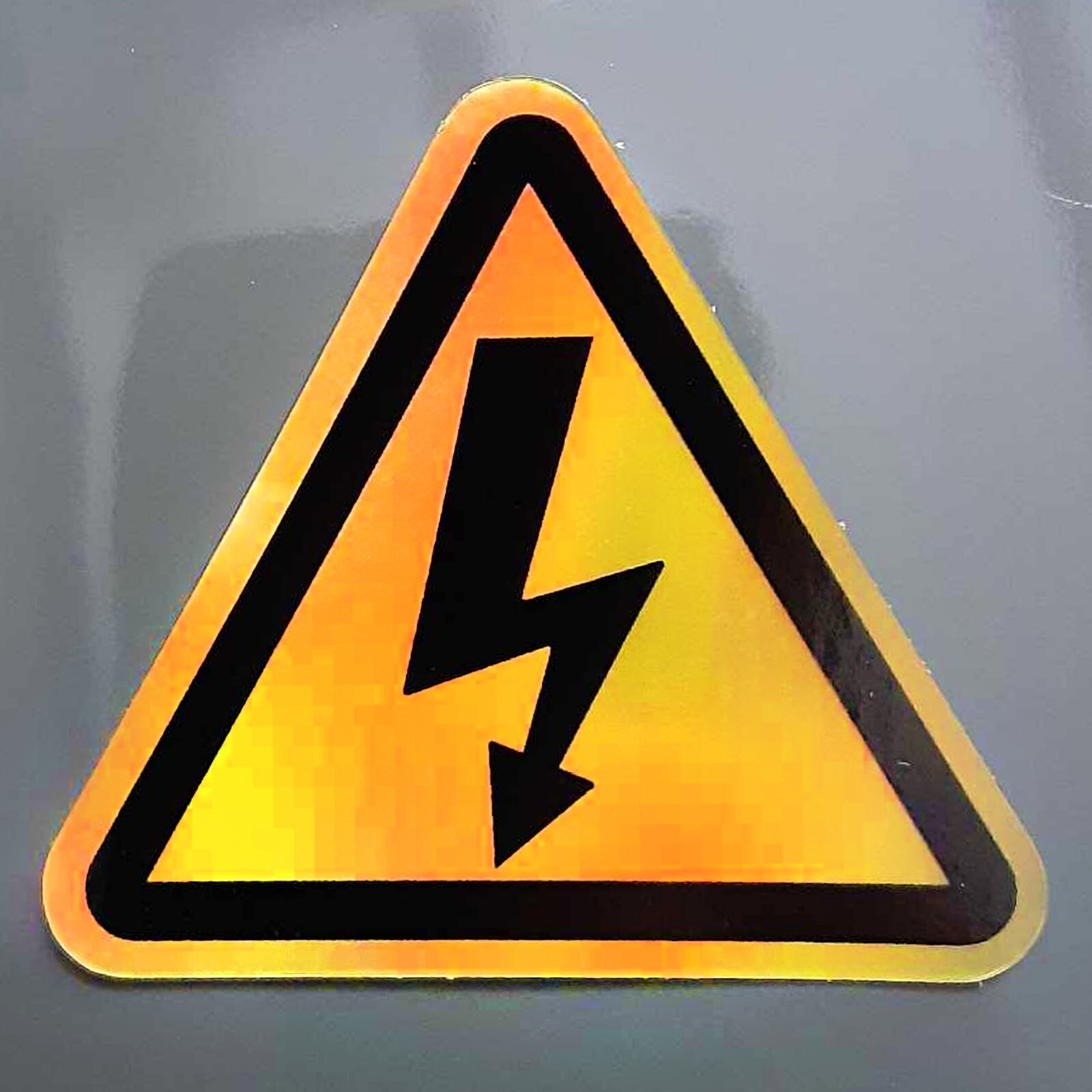 Danger High Voltage Sticker Electric Warning Safety Label Holographic Caution