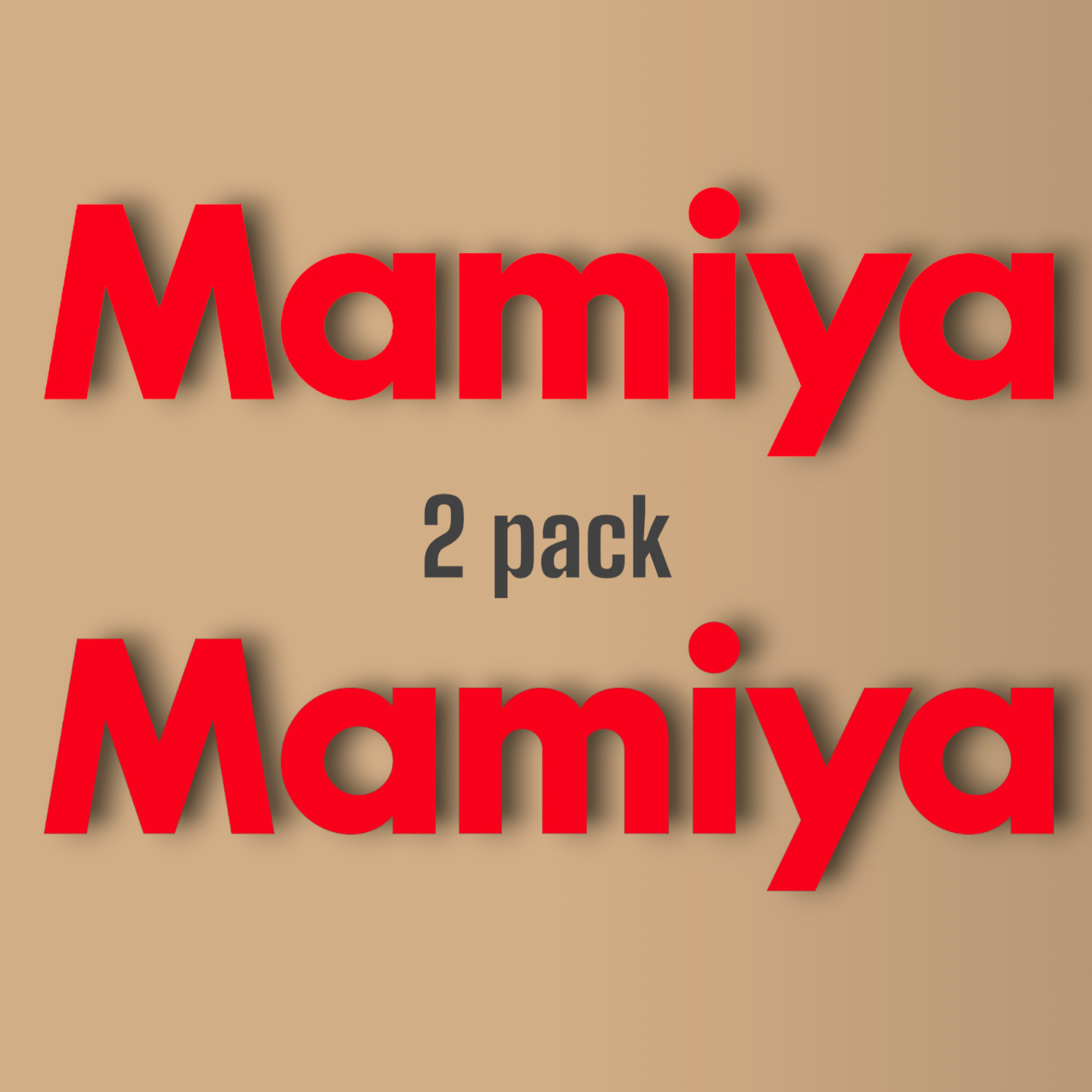 Mamiya Camera 2 Pack – DSLR Die Cut Vinyl Sticker Decal