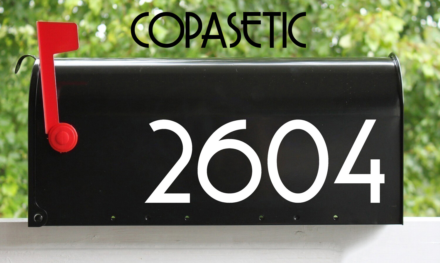 2 Sets of 1.5" Custom Mailbox Numbers Home Business Address Vinyl Die Cut Decals
