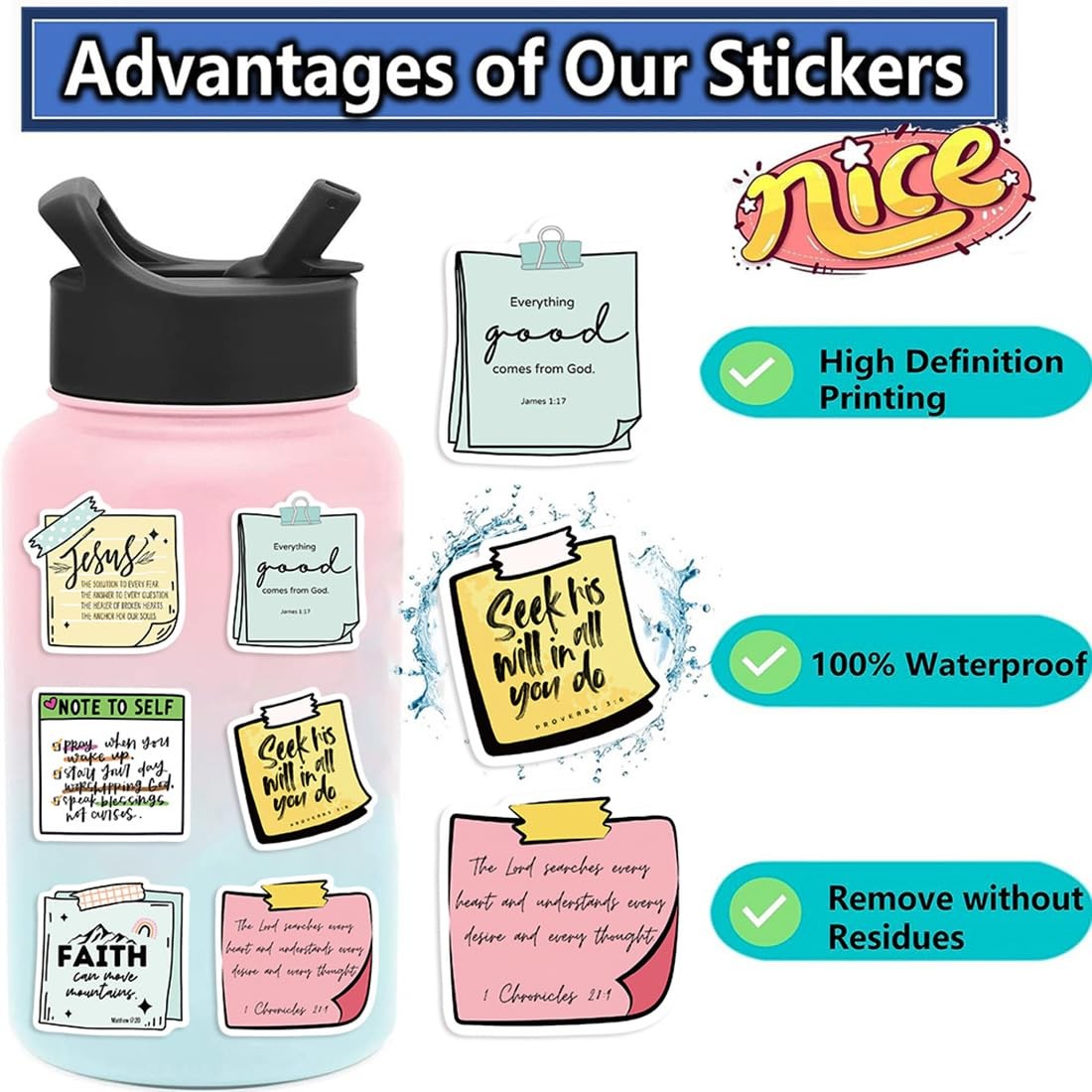 Varazz Affirmation Stickers Mental Health Pack