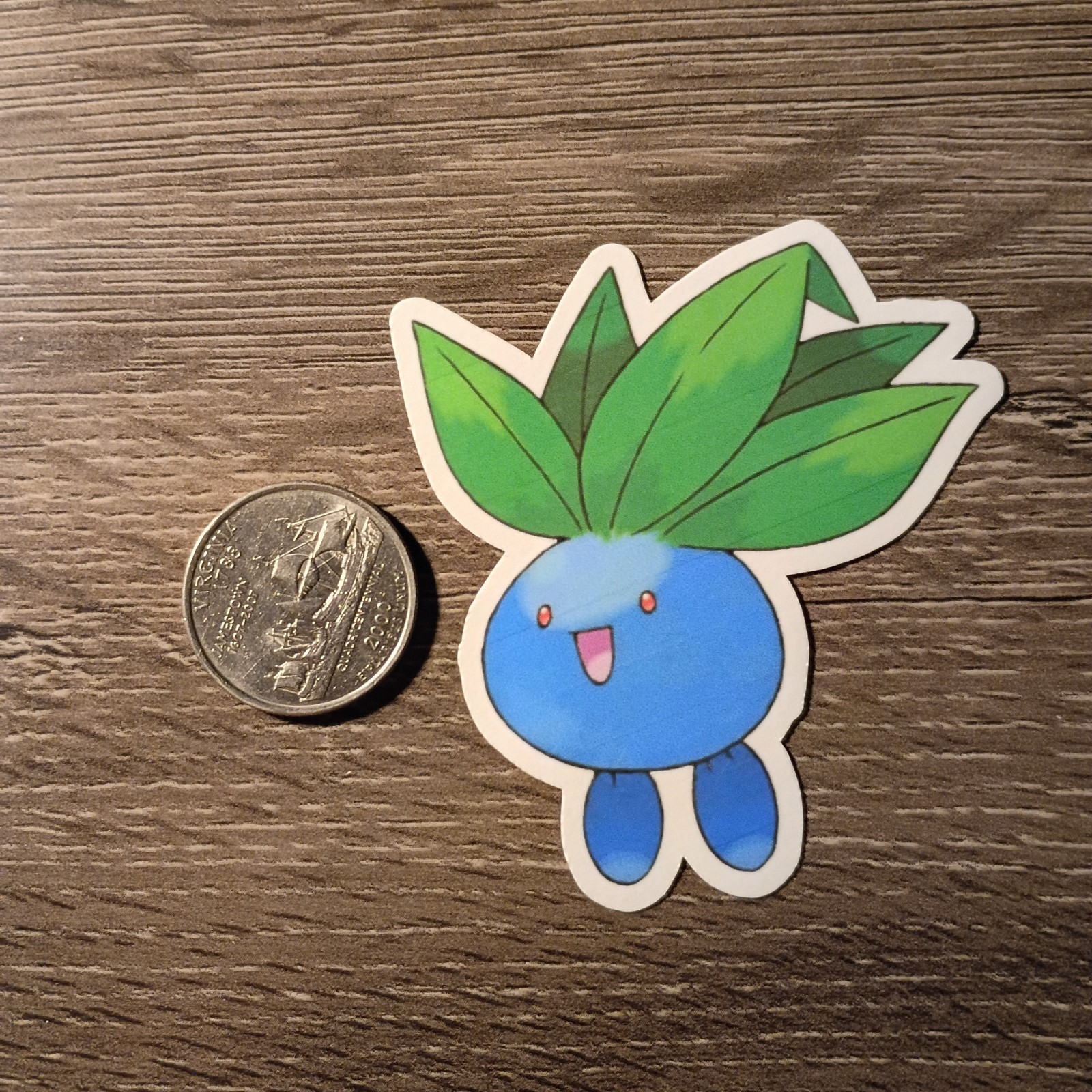 Gen 3 Oddish, Gloom, Vileplume Sticker – Vinyl Waterproof Die-cut – Original Art