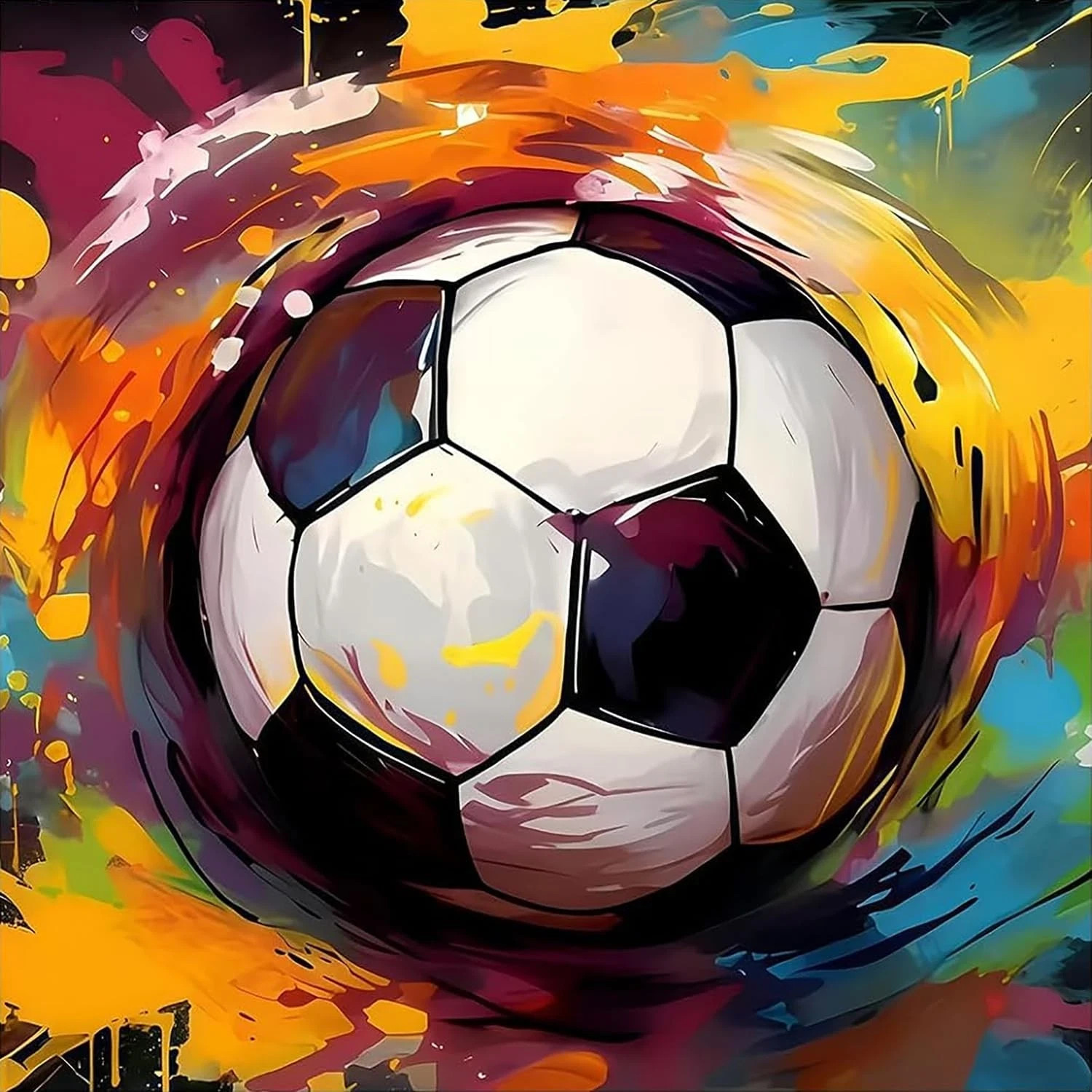 Colorful Soccer Sticker Decal Laptop Wall Mirror Cup Tumblr Locker Bin