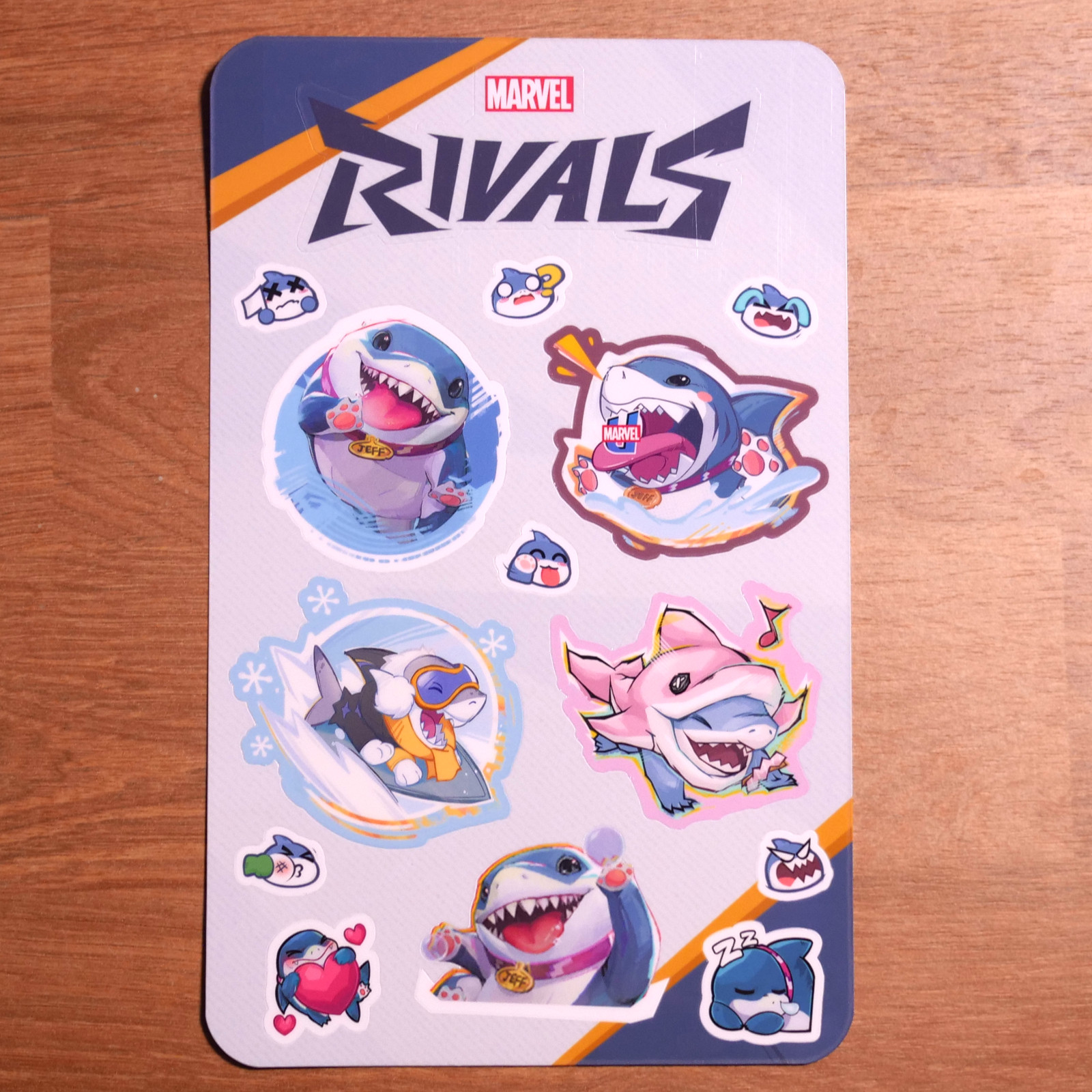 Marvel Rivals Jeff the Land Shark Sticker Sheet