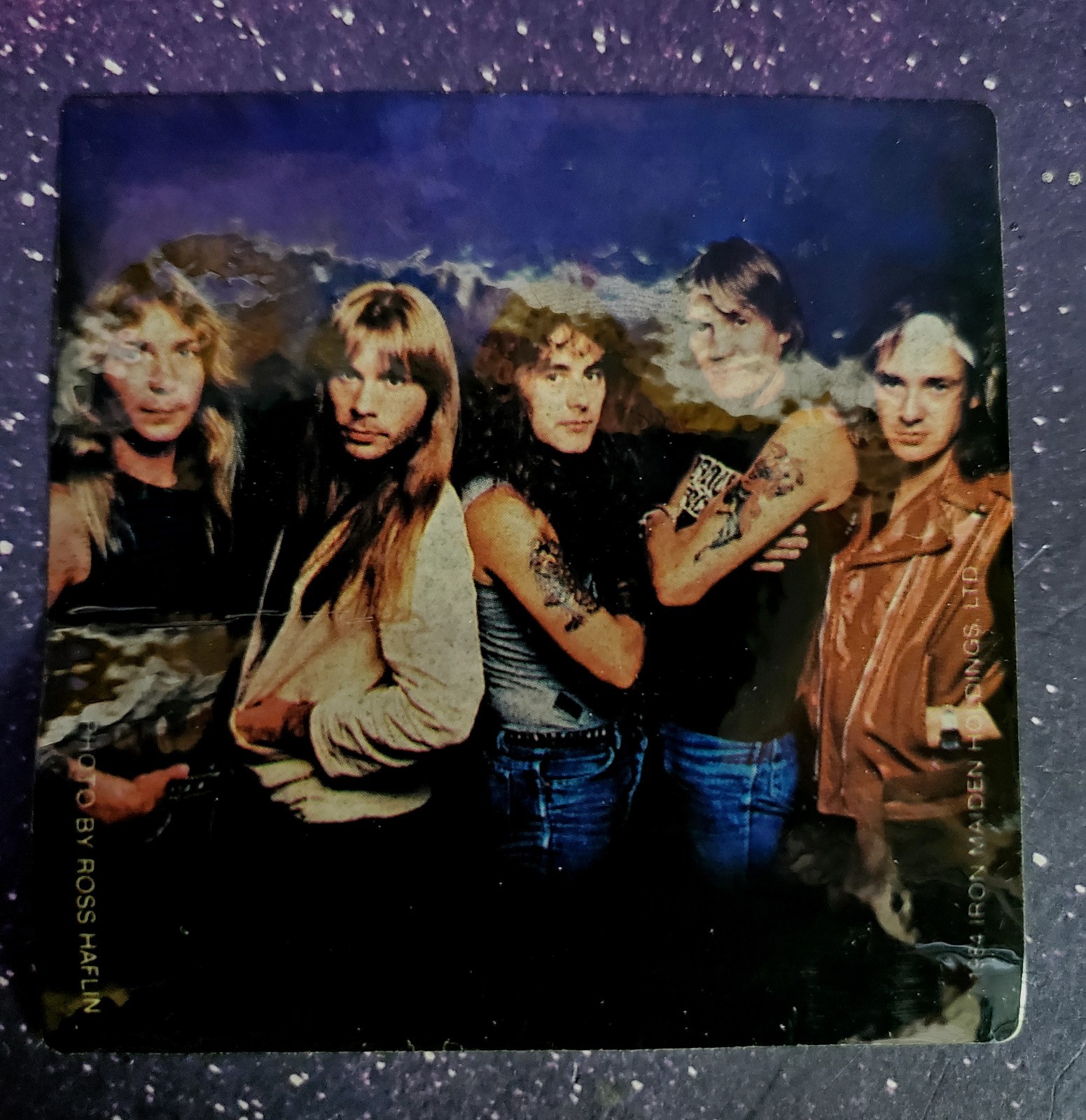Iron Maiden Sticker Roll. 1984. Vintage Metal Merchandise. Fan Club Exclusive