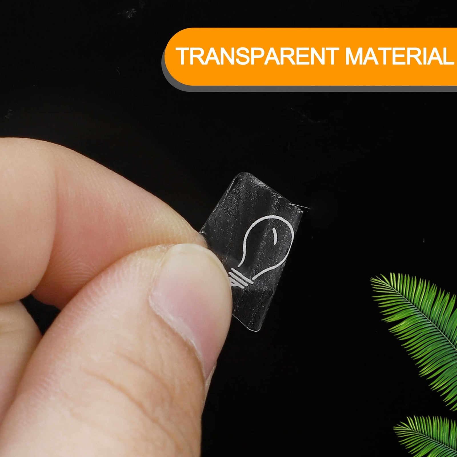 TOMALL 200Pcs Light Switch Labels Icon Stickers Household Transparent Light F…