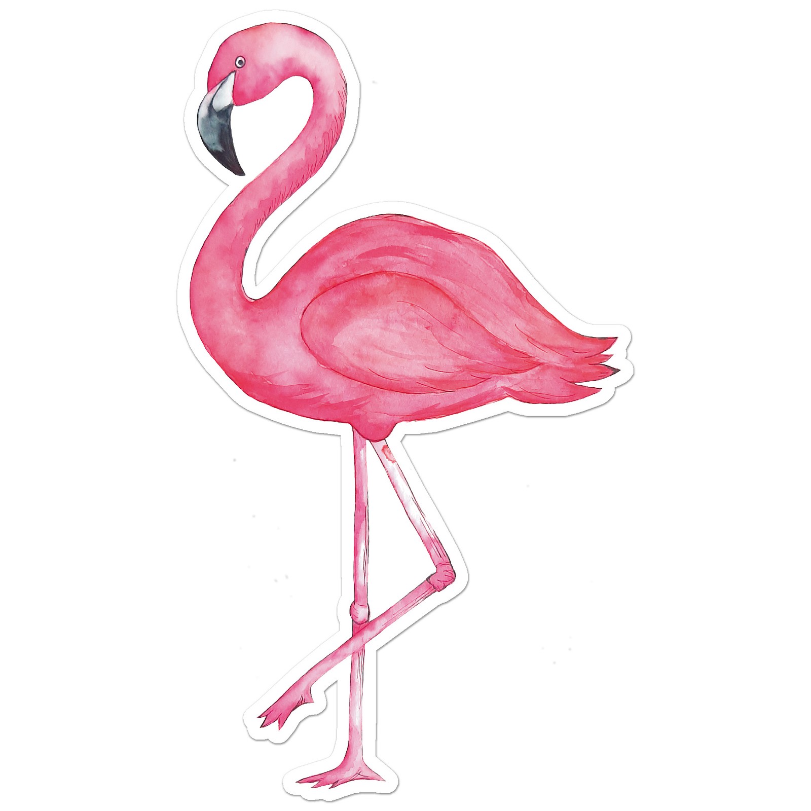 Pink Flamingo – Vinyl Decal Sticker – Car Window Laptop – ebn8679