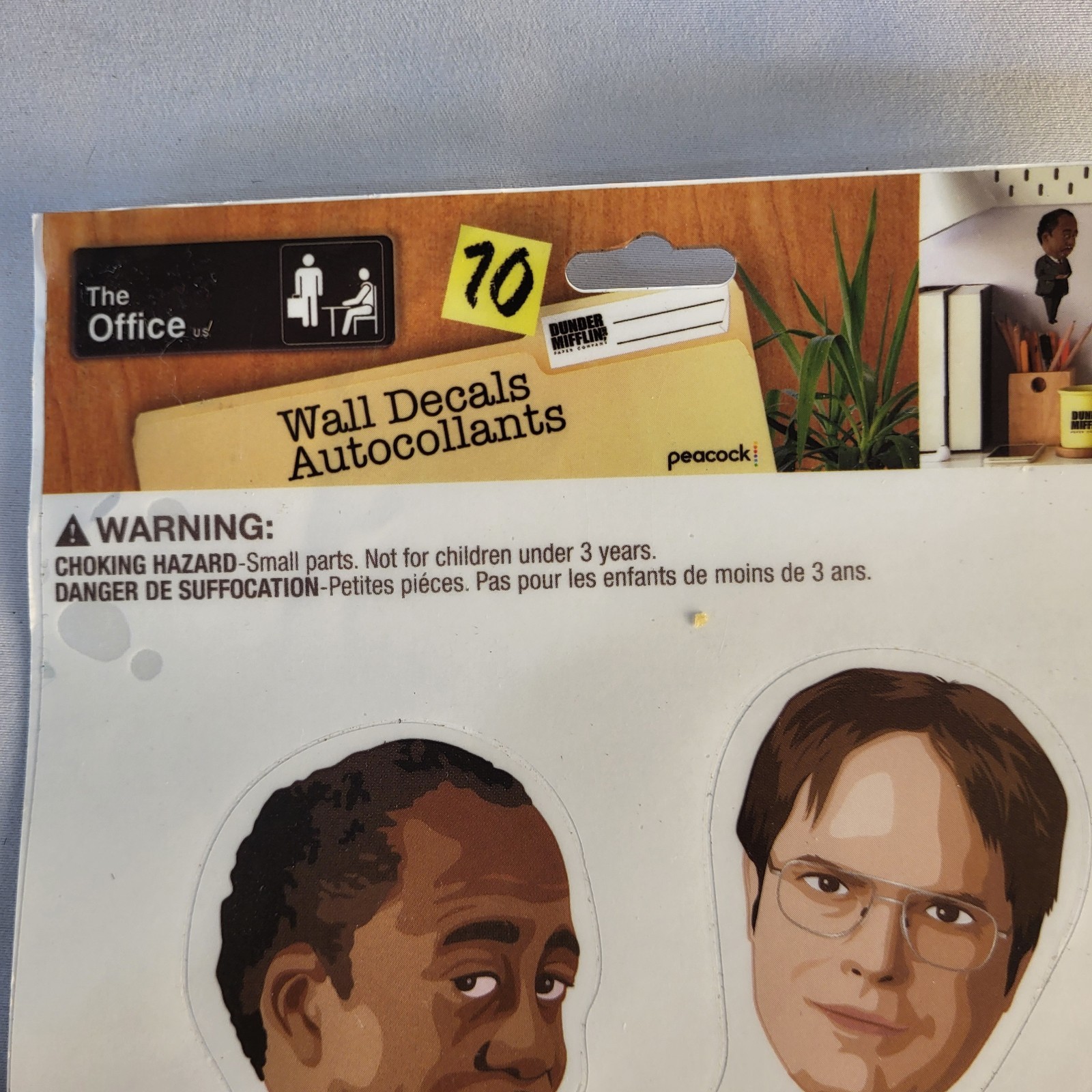 THE OFFICE 10 Wall Decals Removable & Repositional Stickers NEW