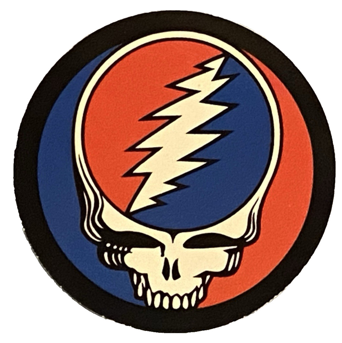 GRATEFUL DEAD Stealie Sticker *NEW* Measures 2" x 2"