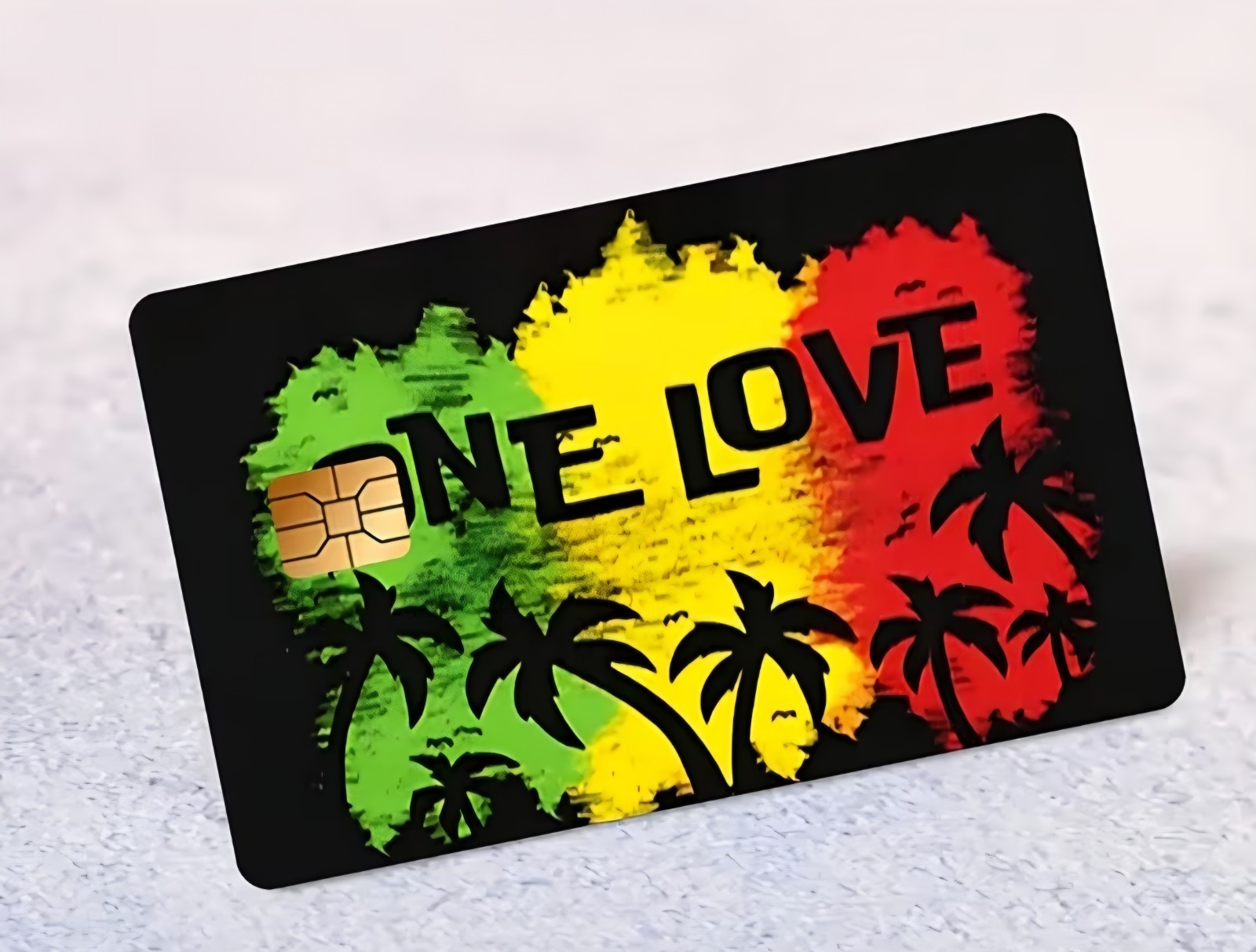 One Love Design Debit Credit Bank Card Skin Sticker NEW