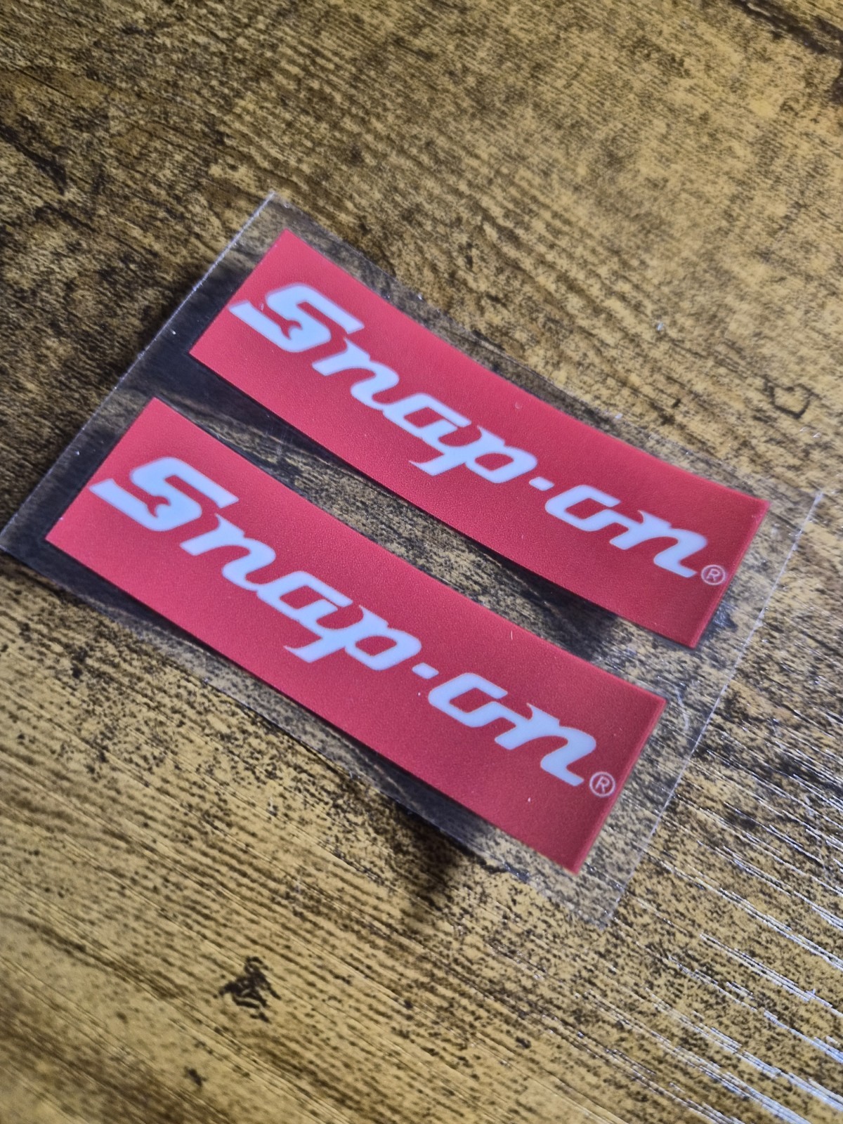 2 pc. SNAP ON High Quality UV DTF Replacement Sticker Label Decal USA NOT VINYL