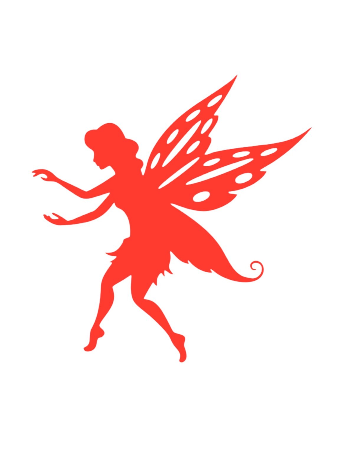 Fairy Butterfly fantasy #1 Decal for car Windows Laptops Any Smooth Surface