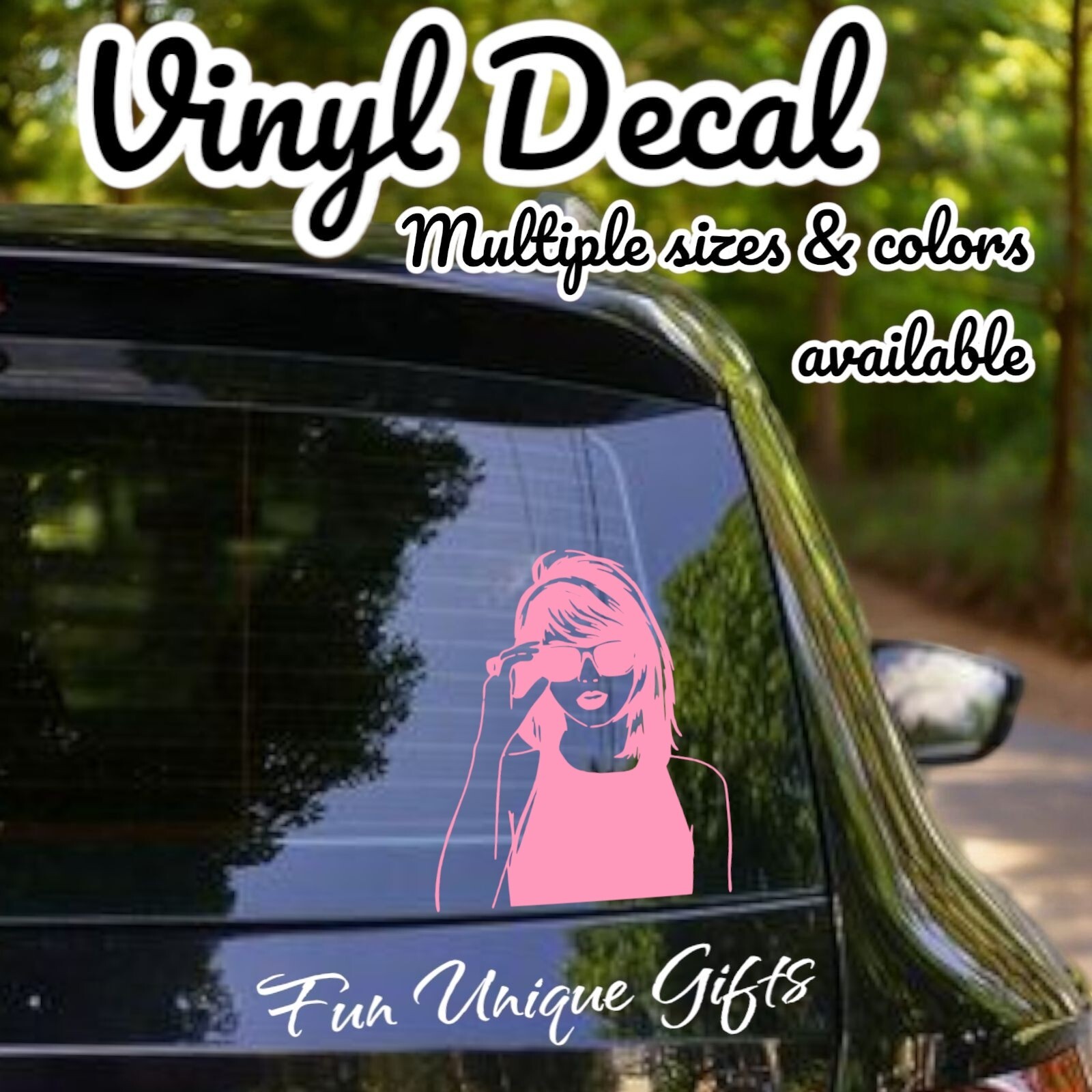 Taylor Swift Vinyl Decal Sticker -Multiple Colors & Sizes- FREE SHIPPING