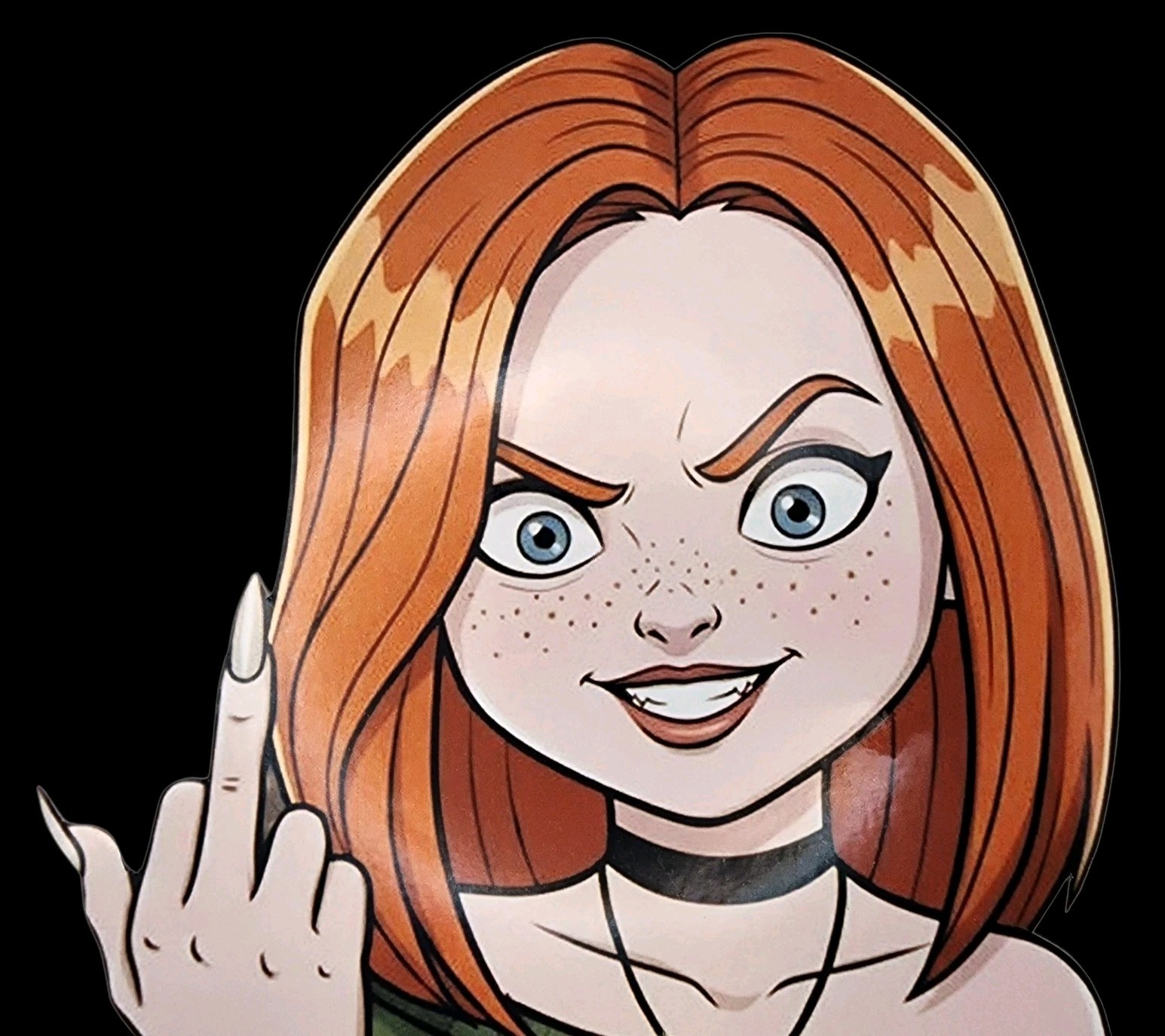 Bride Of Chucky Charles Lee Ray Inspired Waterproof Car Decal Vinyl Sticker