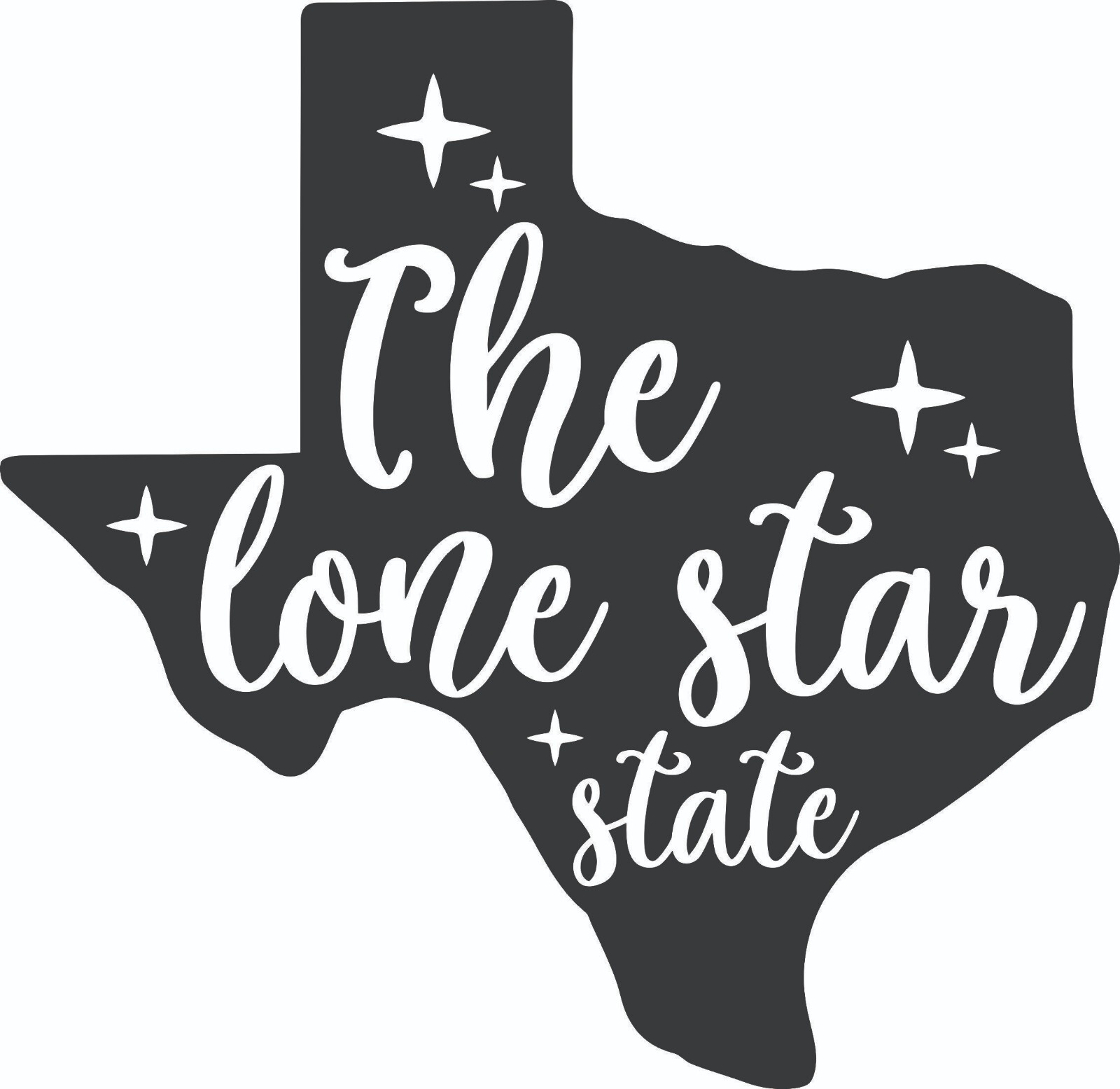 Lone Star Texas Die Cut Vinyl Decal Graphic Transfer Sticker Home State Decals