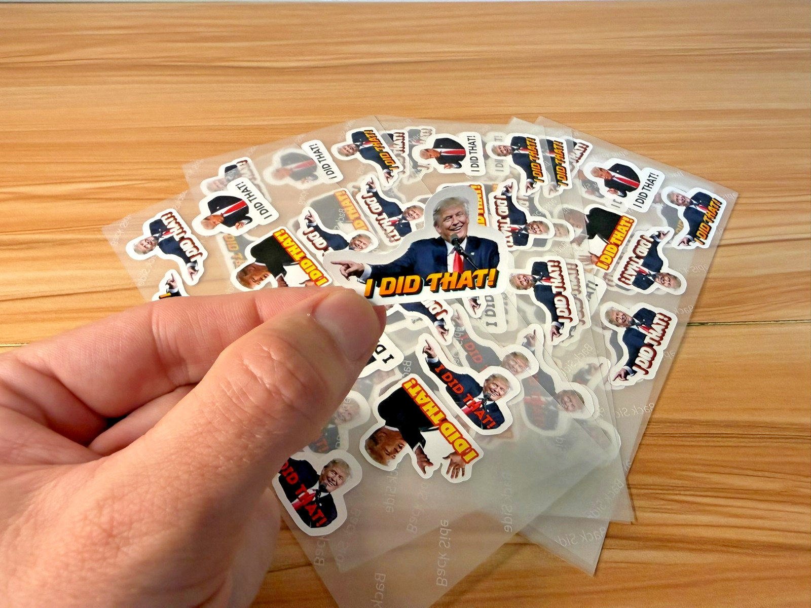 I DID THAT Gas Pump Stickers, 1.5" Mini Assorted Vinyl Waterproof 10-100 pack