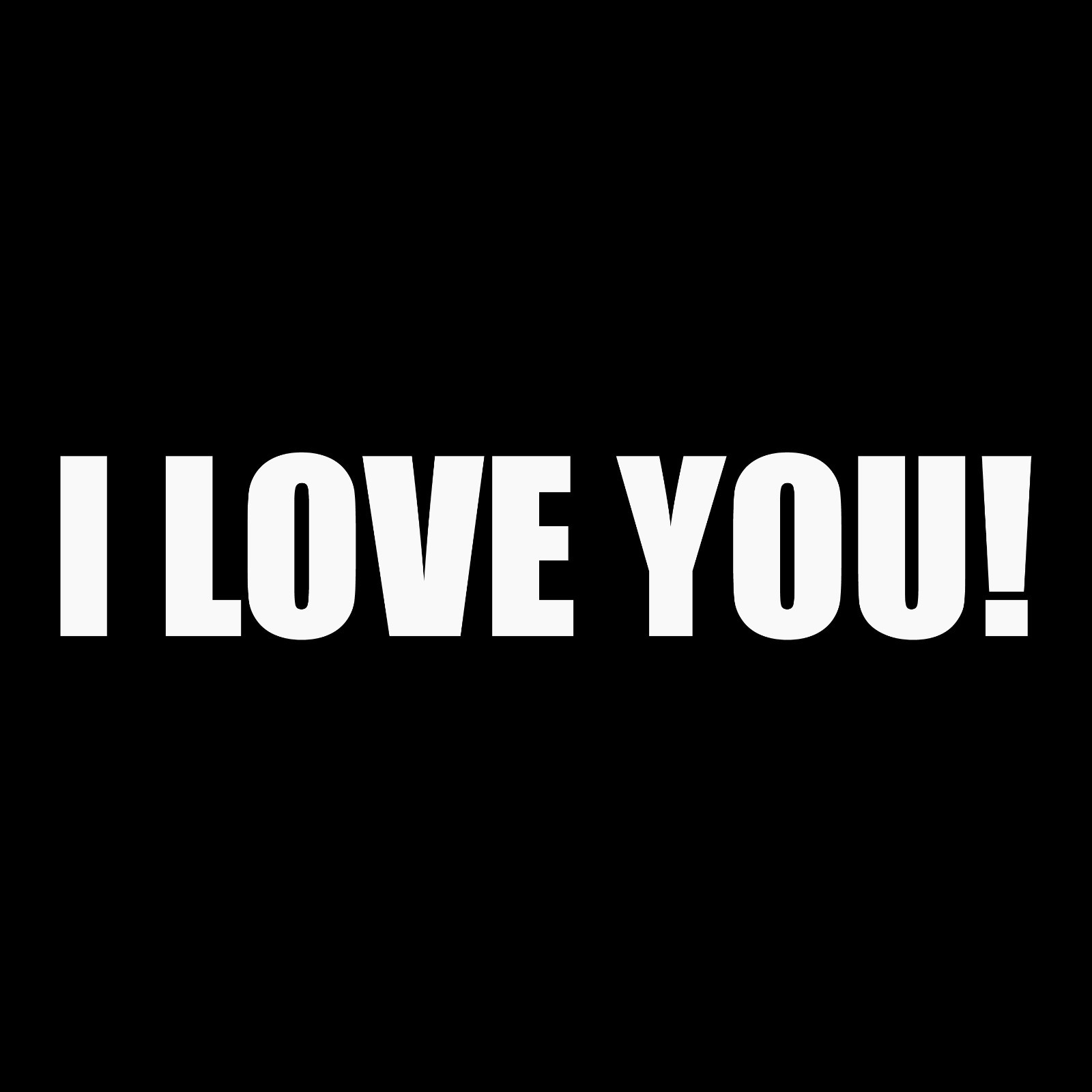I Love You Sticker Valentines Day Decal 2 Pack