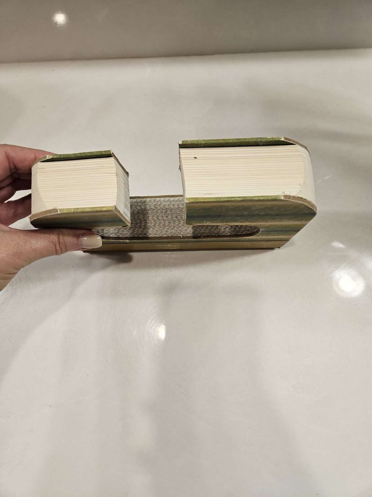 “C” Decor Letter: Cutout From A Book – Reader’s Digest Condensed Books –