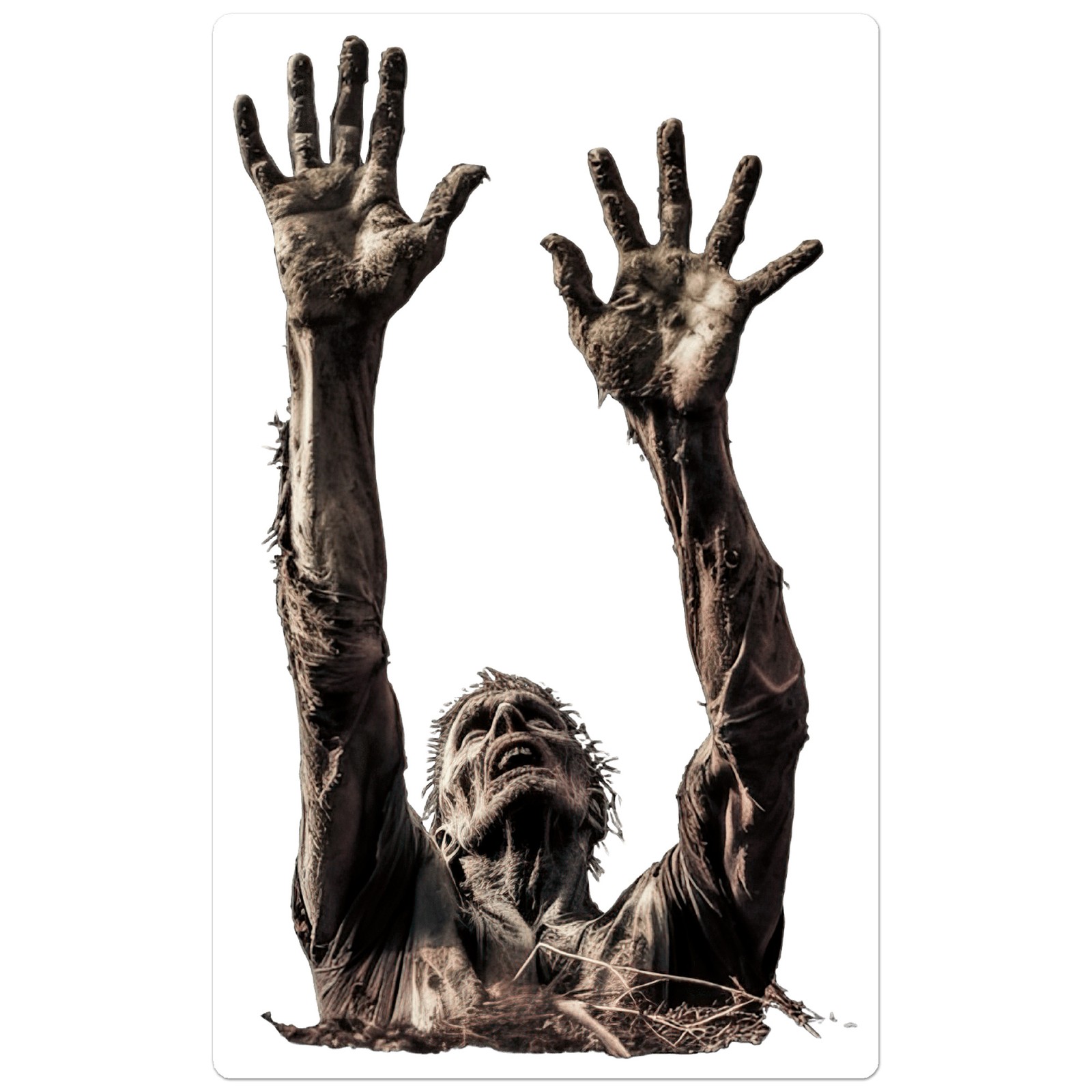 Zombie Grave – Vinyl Decal Sticker – Car Window Laptop – ebn9420
