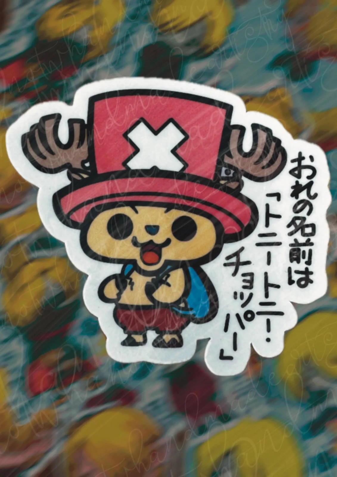 One Piece Chopper Doctor Reindeer Weatherproof Stickers