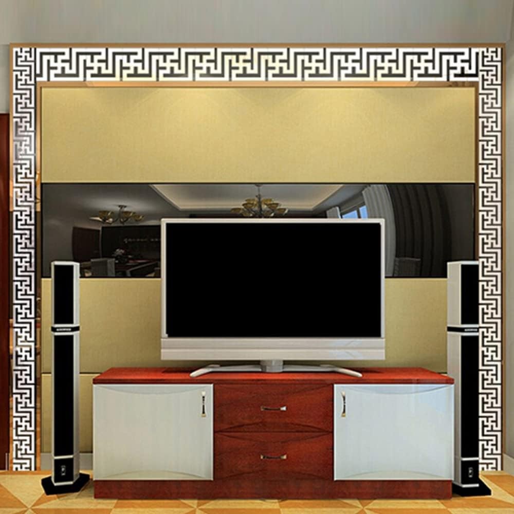 20PCS/lot DIY Mirror Stickers Art Mirror Wall Sticker Acrylic Home Decor for Liv