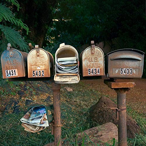 Elegant 240pcs Minimalist Mailbox Number Decals – Easy Application 3 Inch Size