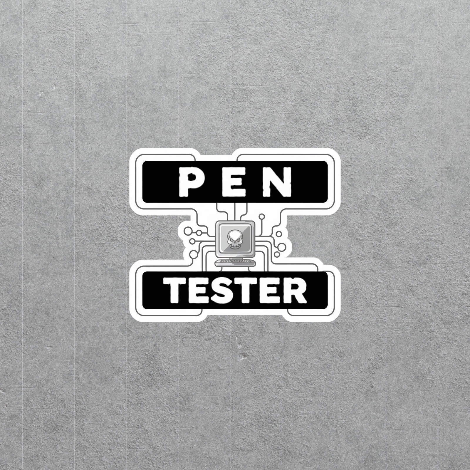 Pen Tester Laptop Sticker for Hackers & Cybersecurity Experts #5337