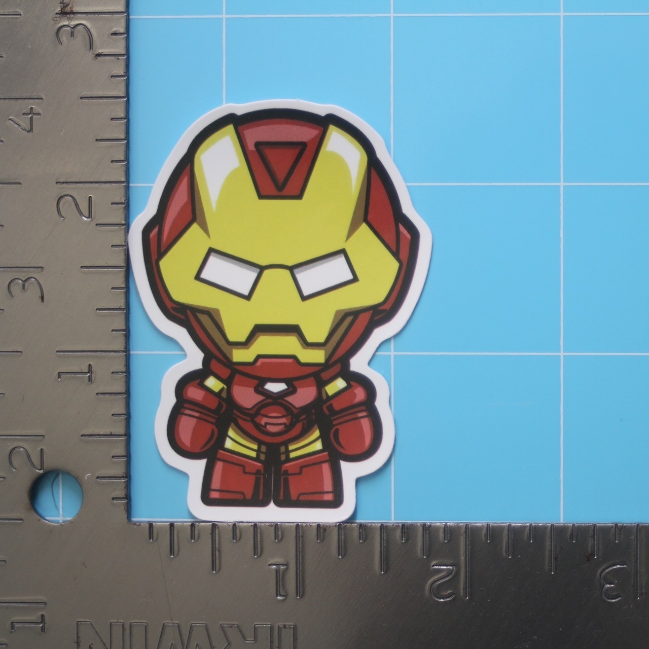 Marvel Universe Sticker (IRON MAN) MCU Superheroes, Gloss PVC Decal