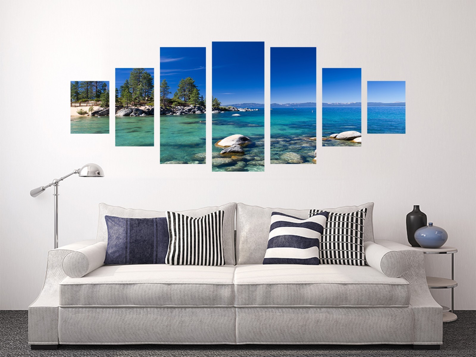 3D River Tree Sky 72 Unframed Print Wall Paper Decal Wall Deco Indoor AJ Jenny